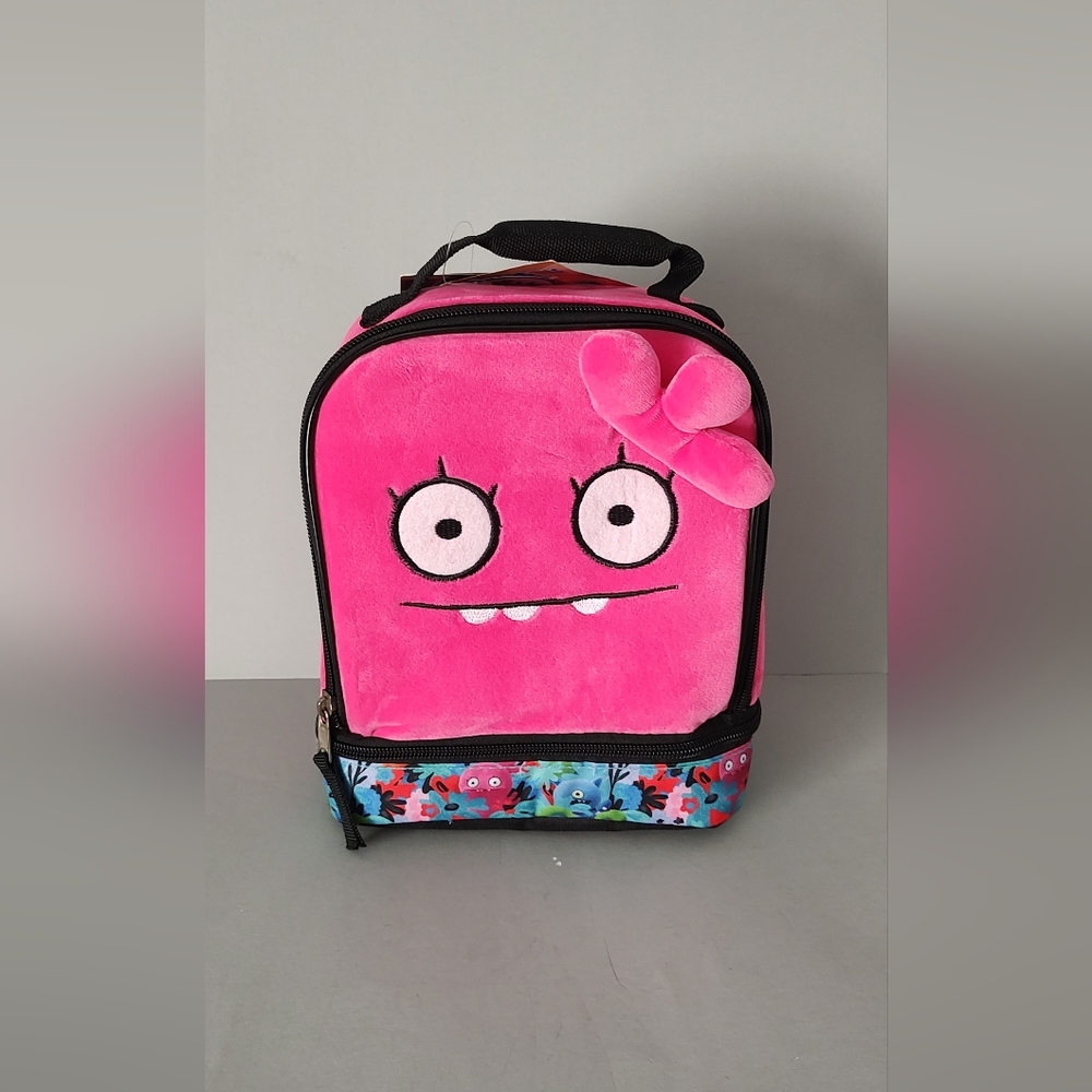 Ugly Dolls Insulated Lunch box Compartment Lunch Tote 2 Zippers New